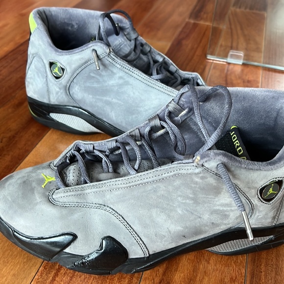 Jordan Retro 14 Graphite Chartreuse - Picture 4 of 6